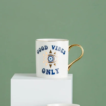 Turkish Evil Eye Ceramic Mug