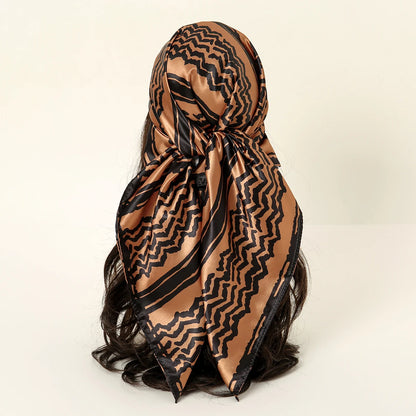 Satin Palestine Keffiyeh Scarf