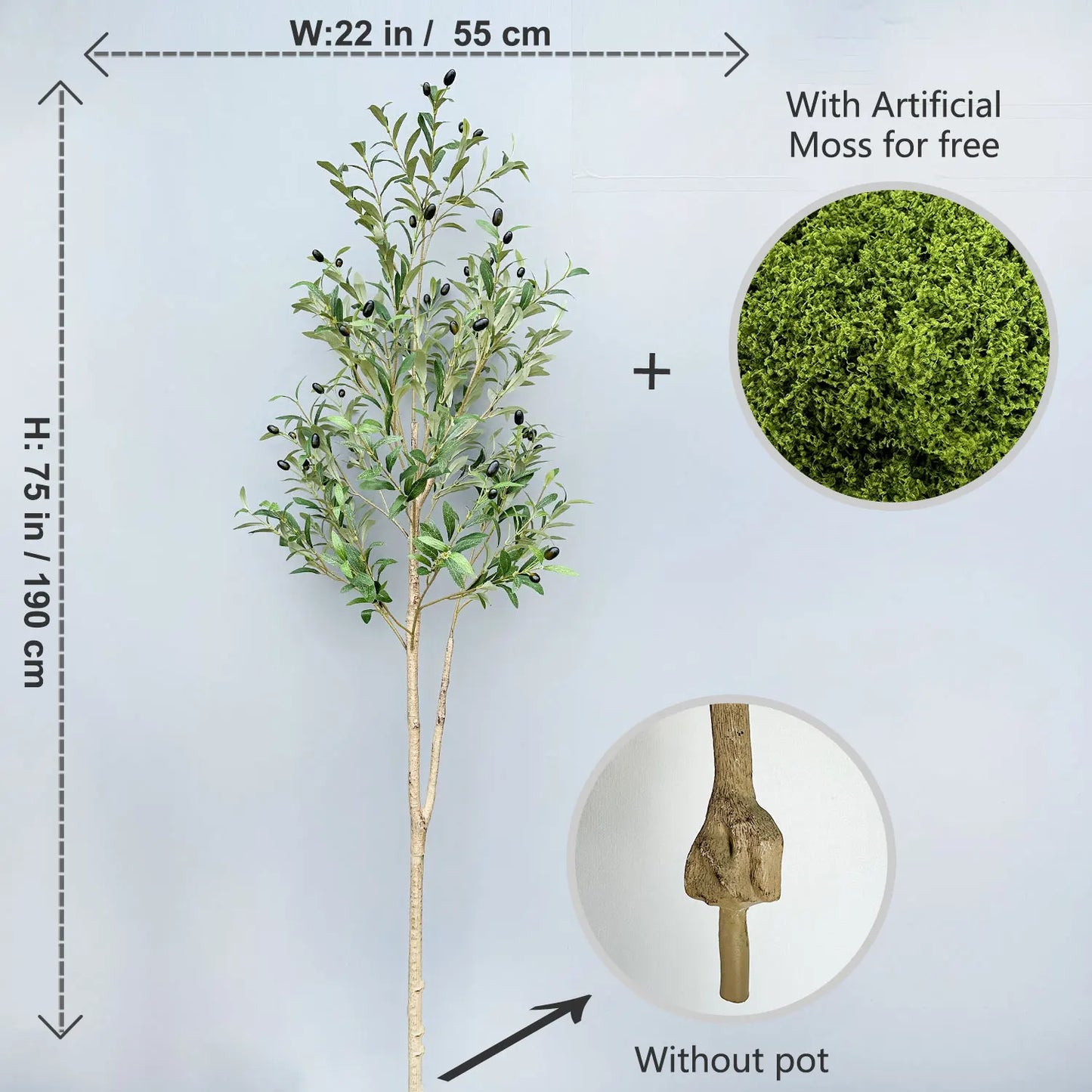 Artificial Olive Tree