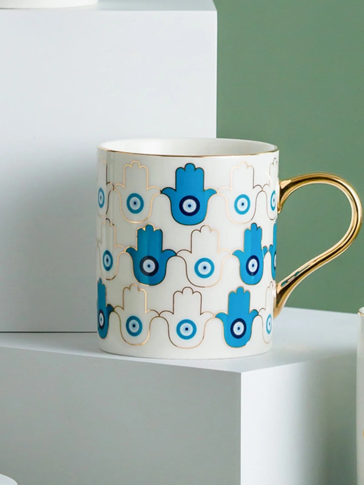 Turkish Evil Eye Ceramic Mug