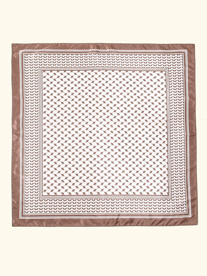Satin Palestine Keffiyeh Scarf